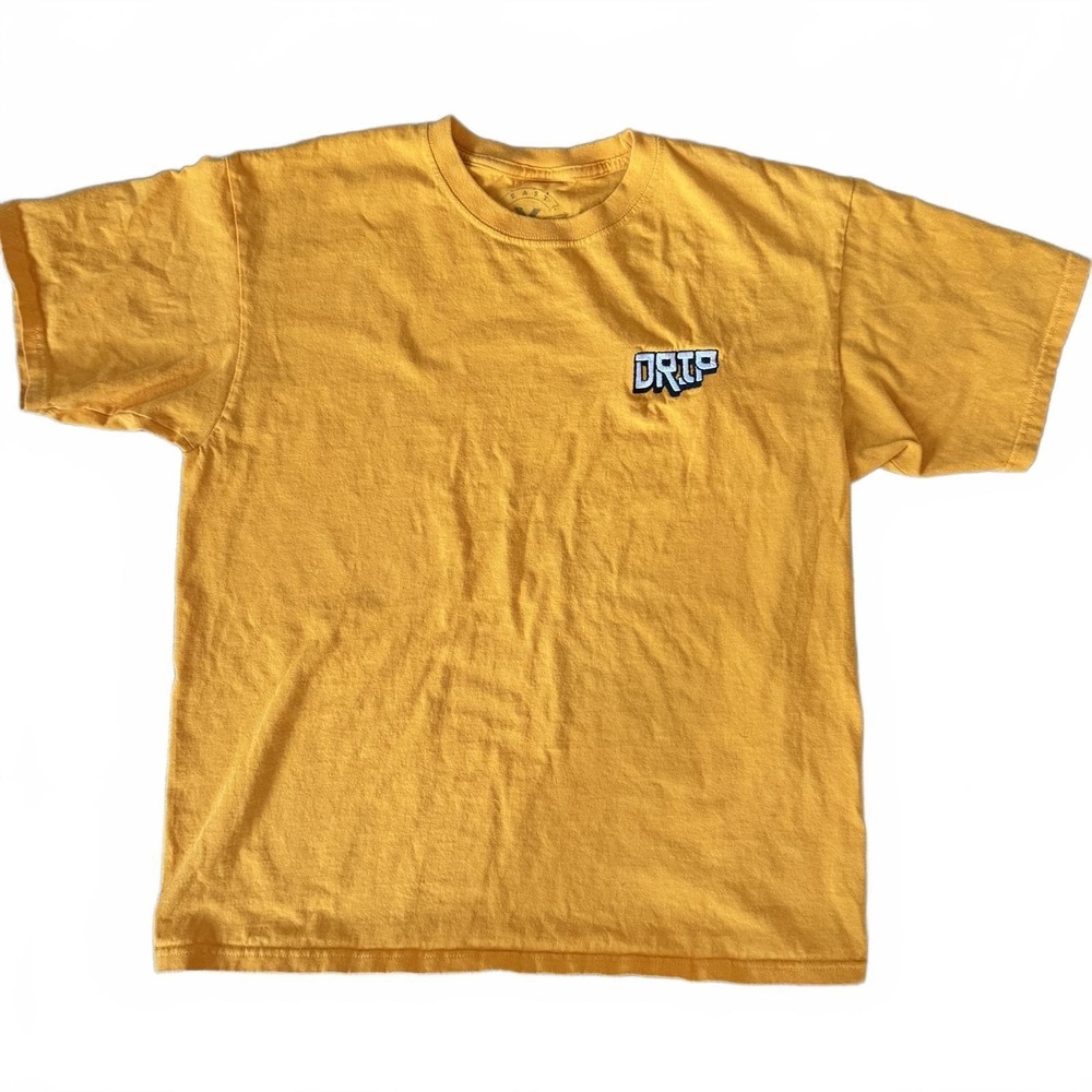 Bailey Apparel DRIP Graphic‎ T-Shirt - Mustard Yellow-Large